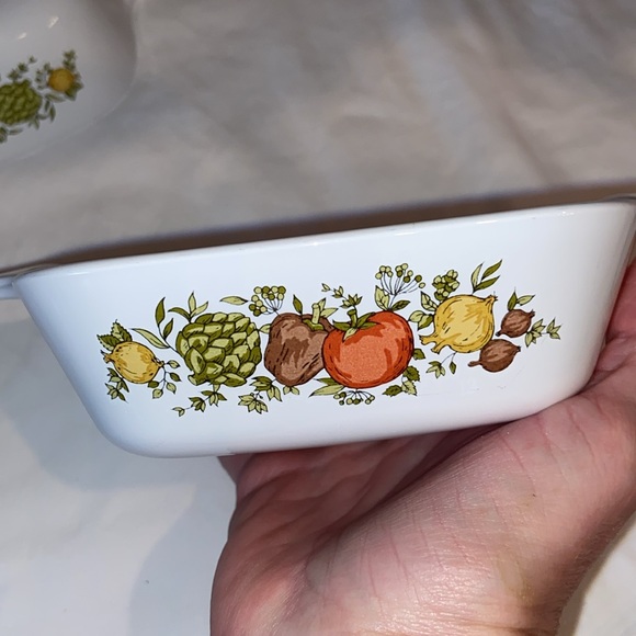 4 Vintage Corning Ware Spice Of Life Petite Casserole...